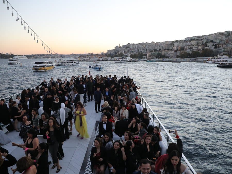 A group gathered together at an event